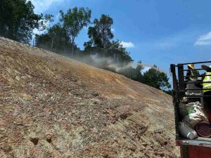 hydroseeding work